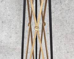 Fantastic Directoire Style Tall Decorative Stand Iron and Wood