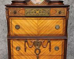 Fancy Vintage Art Deco Chest Hinged Trinket Box Storage Tops