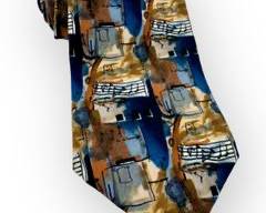 J. GARCIA Imported Silk Art Tie, Jerry Garcia, The Grateful Dead