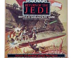 1983 Star Wars, Return of The Jedi Battle At Sarlaccs Pit Game by Parker Brothers
