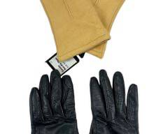 Two Pairs of Sz Medium Gloves. UGG Real Leather, Wool, And Cashmere Black Gloves. Genuine Deerskin Gloves, NWT