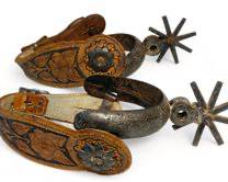 Antique Iron and Silver Iberian Equestrian Stirrups