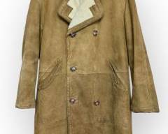 Vintage AQUASCUTUM OF LONDON for NEIMAN-MARCUS Double Breasted Shearling Coat,
