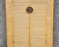 Fantastic Bamboo and Rattan Closet Great Form Modern Style Turn into Bookcase Wine Cabinet