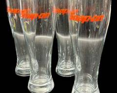 Lot of Four Snap-on Tools Glass Highball Cups