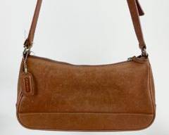 Coach Brown Leather Shoulder Bag No. D2S-7587
