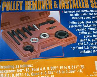 Pulley Remover & Installer Set.