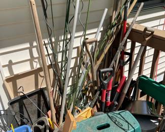 Garden tools.
