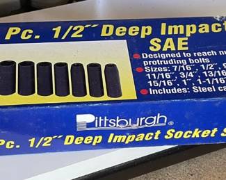 Pittsburgh deep impact socket set.
