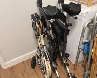 Large selection of handicapped equipment.