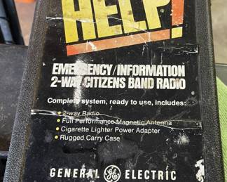 GE Full Power 40 Channel 2-Way Citizens Band Radio HELP! General Electric 3-5900.