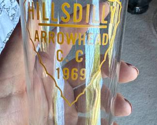 Two Hillsdilly 1969 Glasses