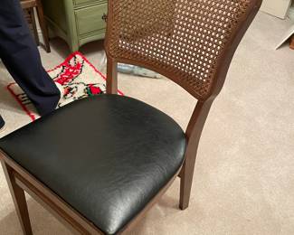 4 folding chairs and card table. 