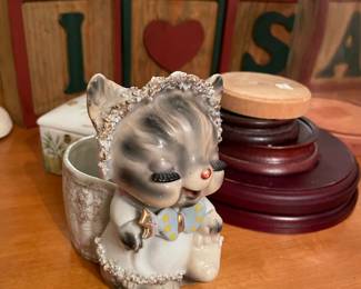 Lefton ceramic cat 