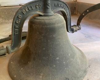 Antique Cast Iron Bell #3 CS Bell Co