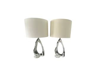 Visual Comfort Aerin Cannes Table Lamps, Pair