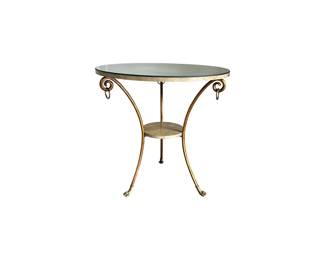 Round Neoclassical Gueridon Table 