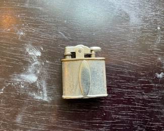 Working Vintage Ronson Art Metal Works Art Deco De-Light Silver Standard Lighter