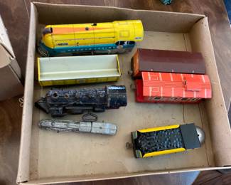 Antique prewar Hafner trains