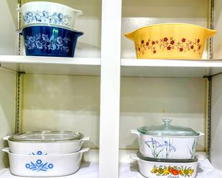 Pyrex and Corning Ware