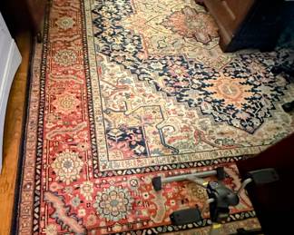 Karashan Collection “Navy Heriz” approx: 8’8” x 10’6”