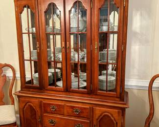 Universal lighted china cabinet