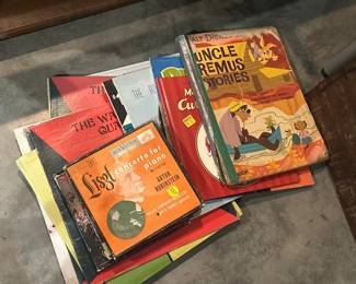 VINTAGE KIDS BOOKS AND RECORDS
