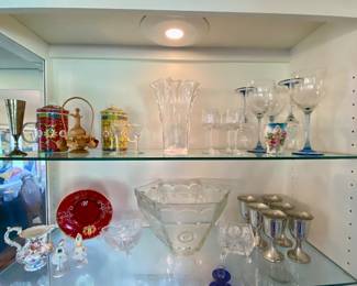 Crystal, Glass and decorative accessories