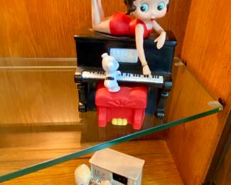 Betty Boop San Francisco Music Box Company-Piano &  Puppy Rare 1997
