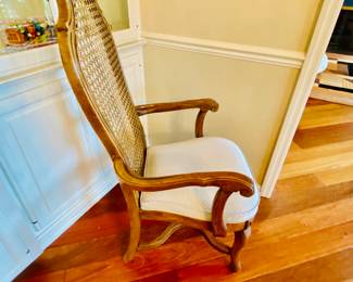 Side view of dining room art chair