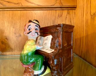 Vintage Saloon Piano Player Bank Music Box 