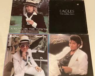 MMS013 Michael Jackson, Rod Stewart, Elton John & The Eagles Vinyl Records 