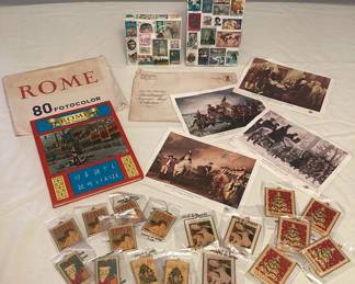 MMS133 USA Replica Stamp Metal Ornaments, Postage Stamps On Canvas Pictures & More!