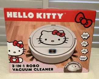 MMS072 Hello Kitty 3-In-1 Robo Vacuum Cleaner New