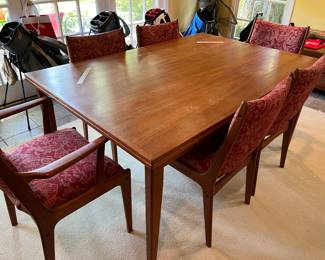 Mid century table and chairs