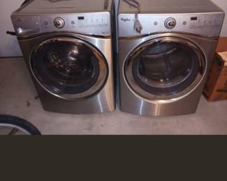 Washer and dryer less than a year 
