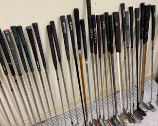 Putters, irons, woods, many golf clubs as low as $10
