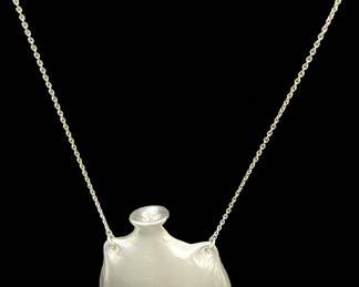 3o1 Elsa Peretti for Tiffany Co. Sterling Open Bottle Pendant