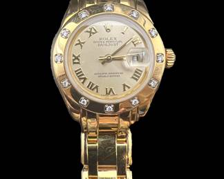 3b1 Rolex Datejust Pearlmaster 18K