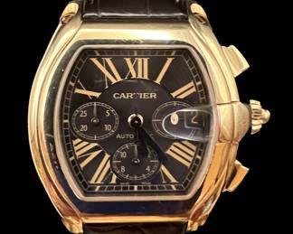 3b. Cartier Roadster 18K Chronograph