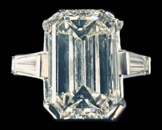 3a1 4ctw emerald cut diamond
