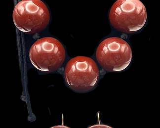 3o Elsa Peretti for Tiffany Co lacquered beads earrings