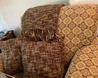 club chair w/ottoman