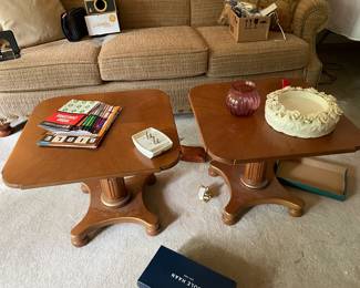 pair of small tables