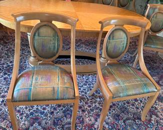 8 Dining Room Chairs (2 Captains)