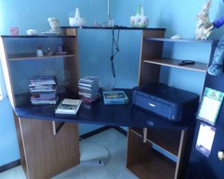 Desk and Printer