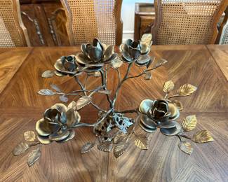 brass candelabra