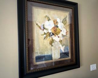 Large framed artwork