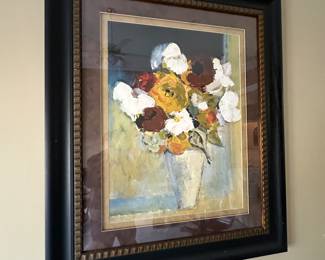 Large framed artwork