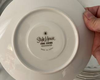 Full set Style house fine China. “Duchess” perfect condition 